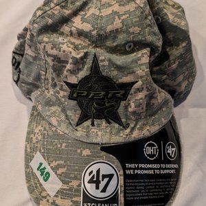 Professional Bull Riders (PBR) 47 Brand OHT Camo Cleanup Hat - adjustable